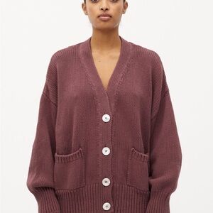 Babaa cardigan no16 black cherry NWT